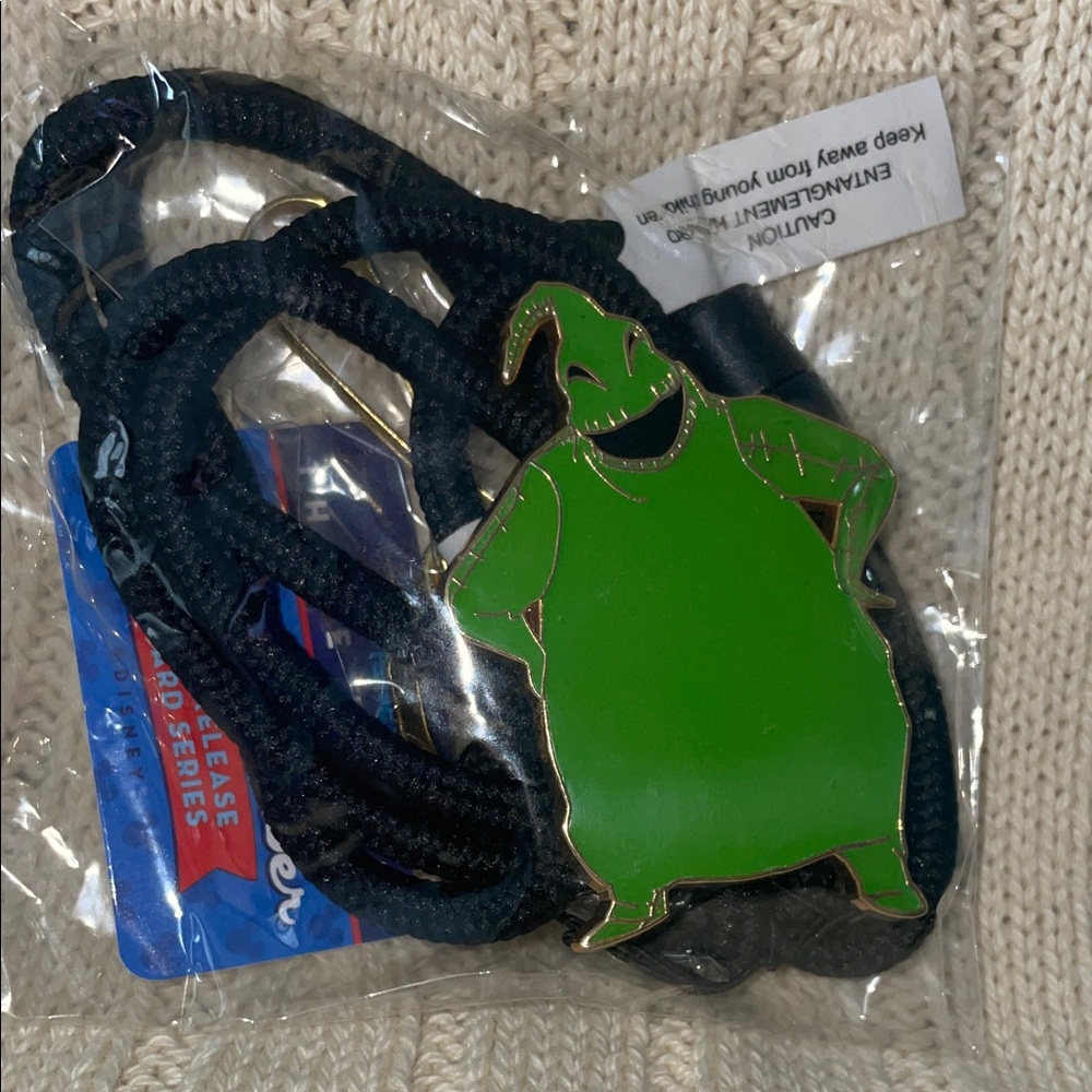 Disney Green and Black Oogie Boogie Bolo Lanyard